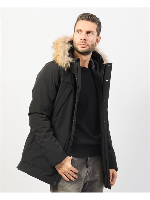 Parka homme Yes Zee avec capuche fourrure YES ZEE | O800-NU000801